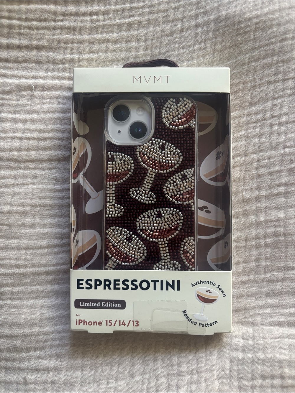 MVMT Beaded Espresso Martini iPhone Case